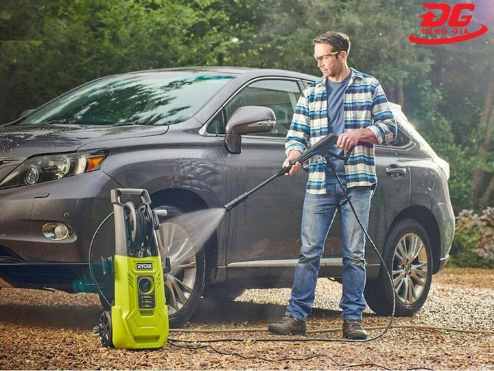 Máy rửa xe Ryobi full phụ kiện