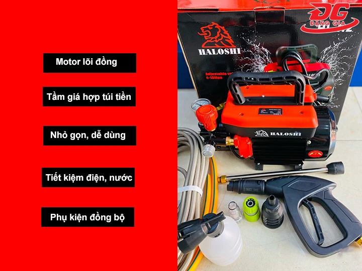Ưuu điểm máy rửa xe Haloshi
