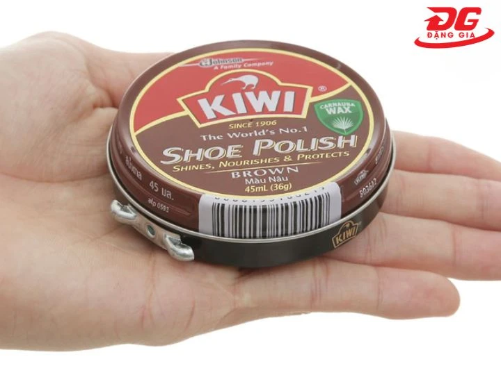 Xi đánh giày nâu dạng sáp Kiwi