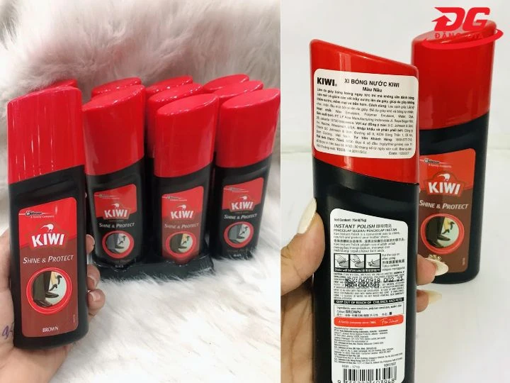 Xi đánh giày nâu dạng nước Kiwi