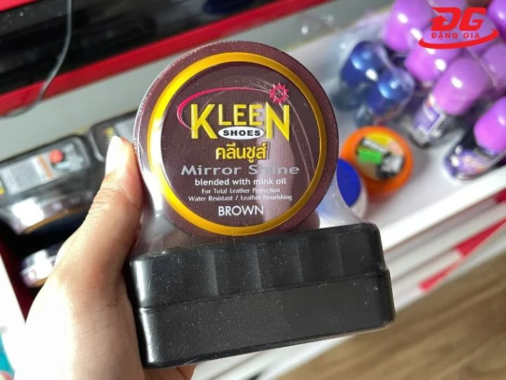 Xi đánh giày nâu dạng sáp Kleen