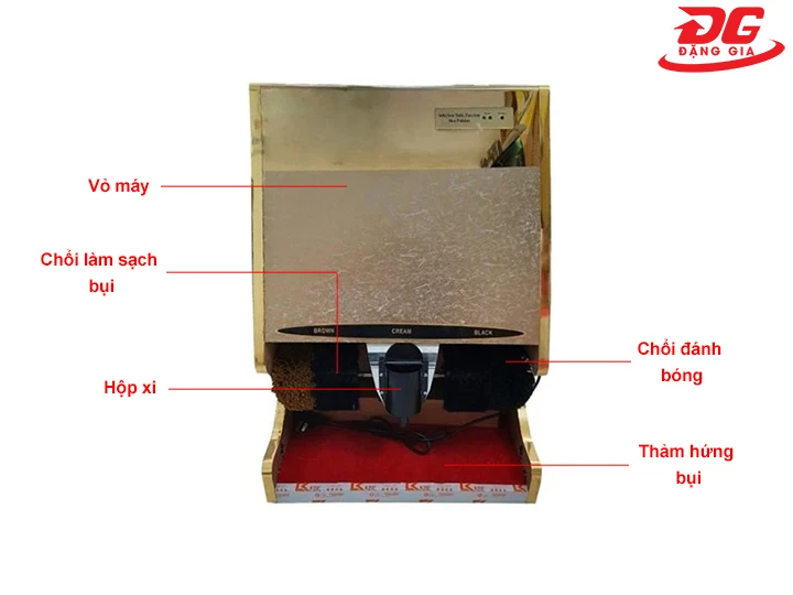 Cấu tạo máy đánh giày Brother Apus A8 Pro