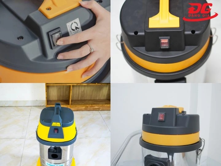 Máy hút bụi Kungfu Clean điều khiển bằng nút bấm