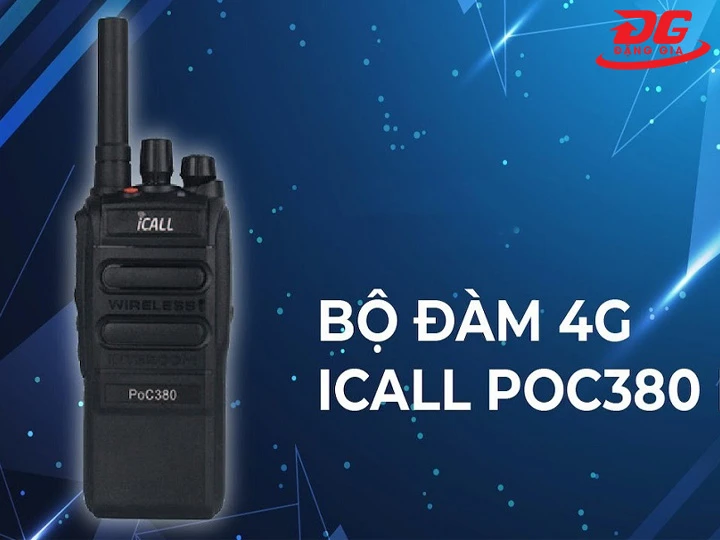 Bộ đàm cao cấp iCALL PoC380 LTE Wifi