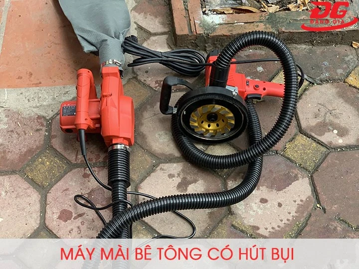 máy mài bê tông có hút bụi
