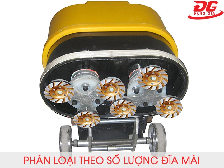 phân loại máy mài sàn theo số đĩa mài