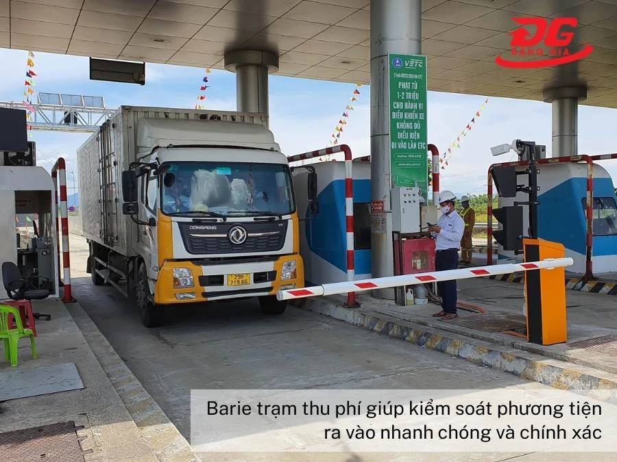 Barrier trạm thu phí kiểm soát an ninh