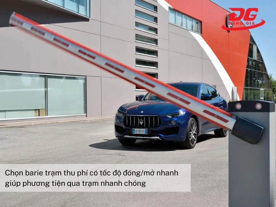 chọn barie trạm thu phí
