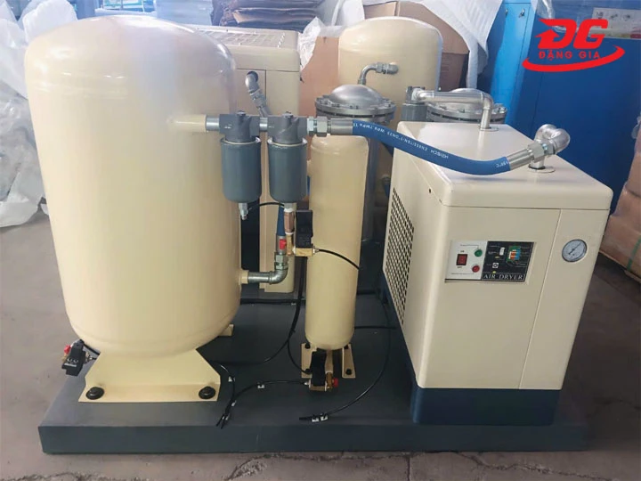 Máy khí nén trục vít không dầu
