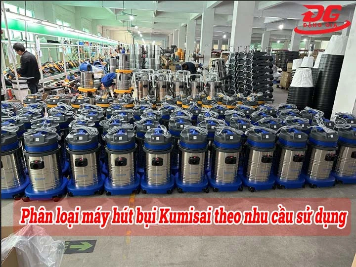 Phân loại máy hút bụi Kumisai