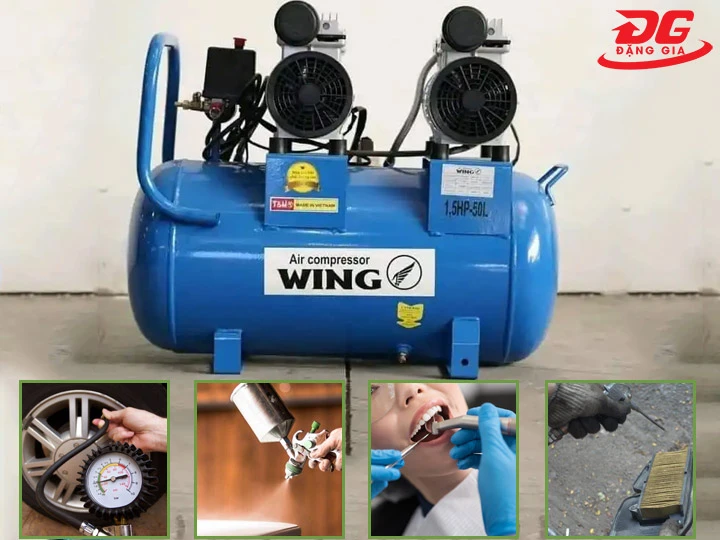 Ứng dụng máy nén khí Wing