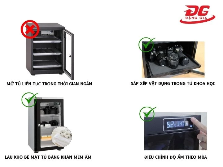 Mẹo hay giúp bạn dùng tủ chống ẩm bền lâu