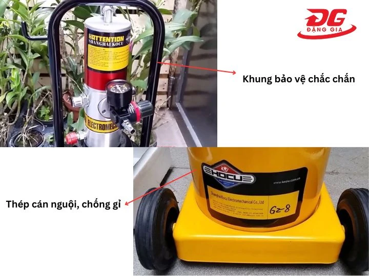 Kết cấu bền chắc giảm thiểu hỏng hóc