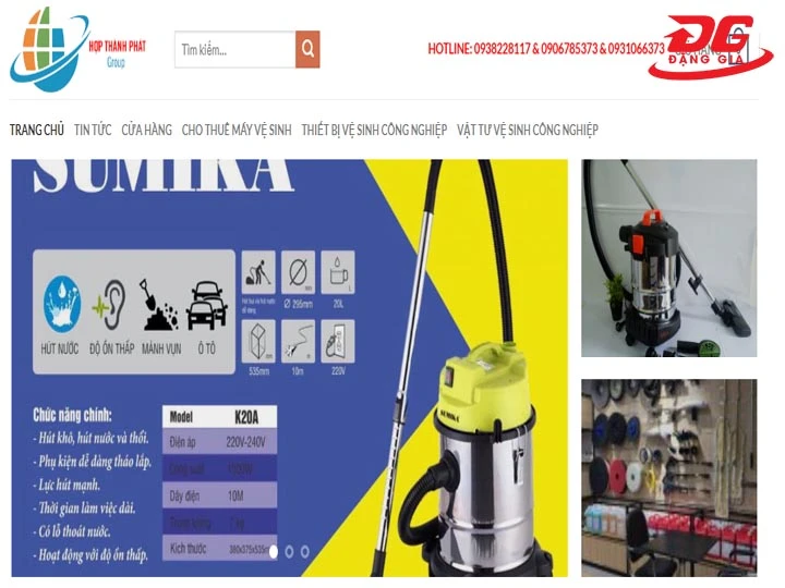 máy hút bụi công nghiệp tại TPHCM hợp thành phát