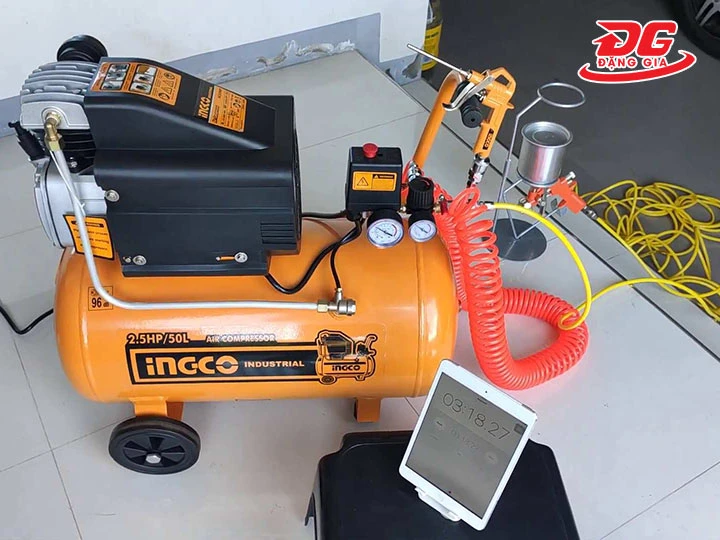 máy nén khí INGCO vận hành bền bỉ