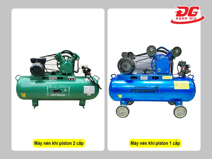 phân loại máy nén khí piston theo cấp