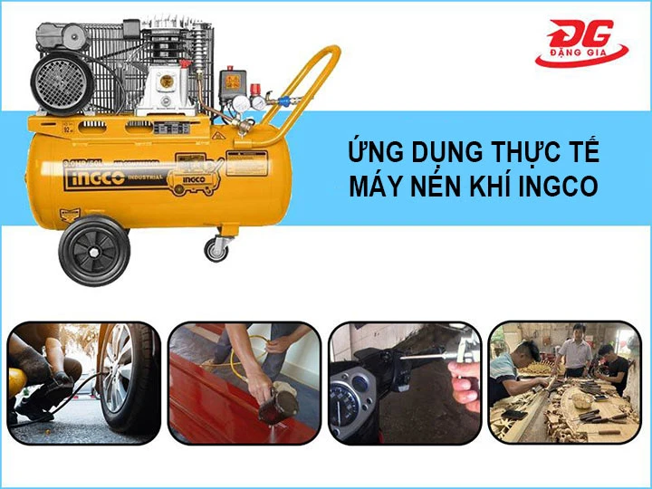 ứng dụng của máy nén khí INGCO