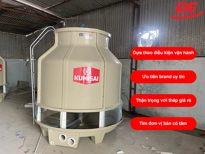 Kinh nghiệm chọn tháp hạ nhiệt