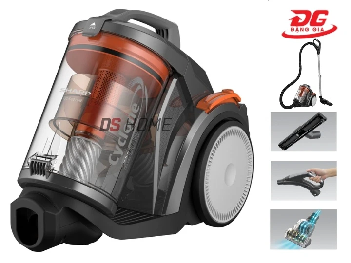 Máy hút bụi bẩn Sharp ECC2219N 2200W
