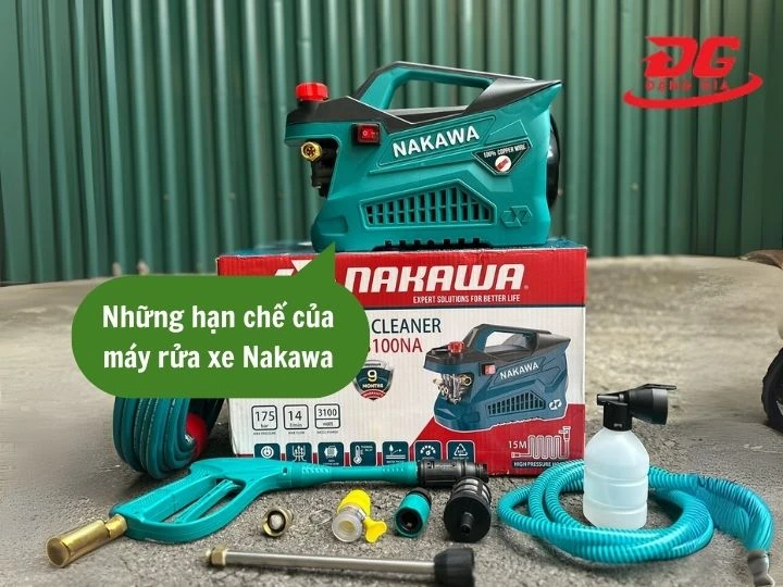 Nhược điểm của máy rửa xe Nakawa