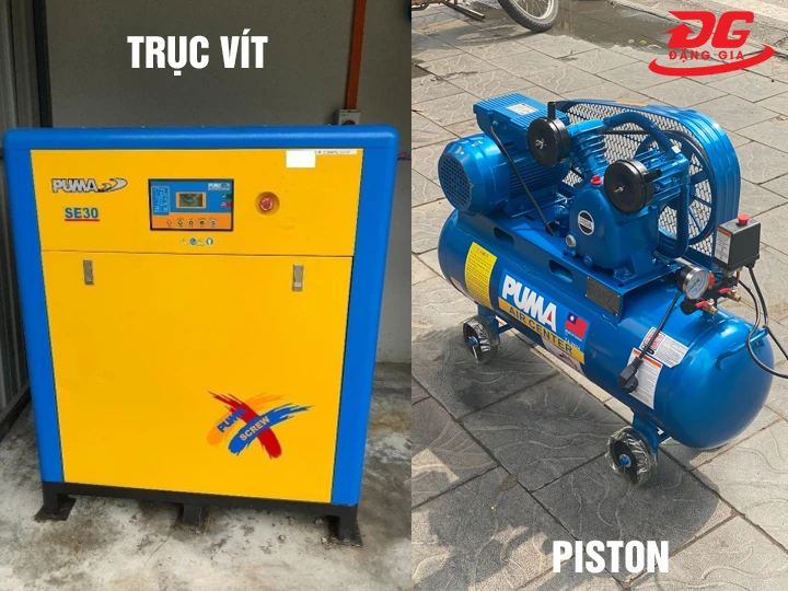 2 loại máy nén khí Puma
