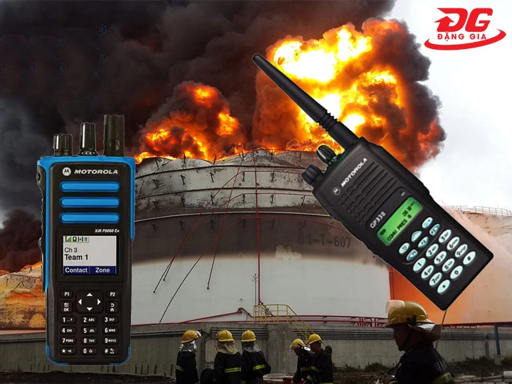 Bộ đàm an ninh chống cháy nổ