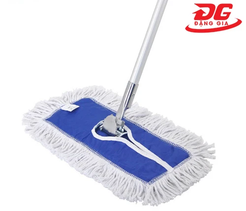 cây lau khô sàn nhà màu xanh 40 cm