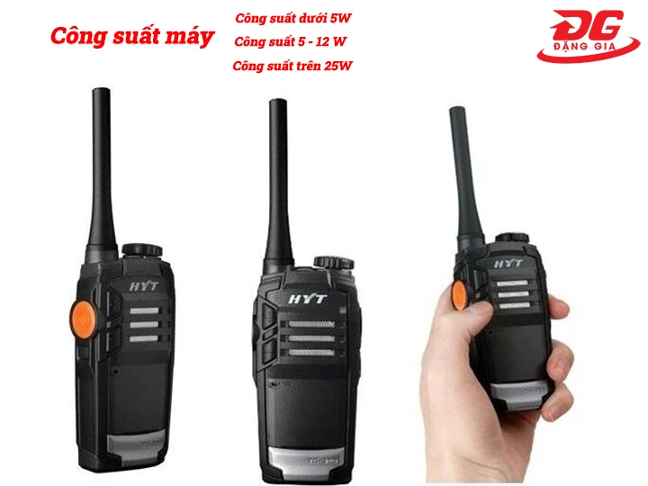Công suất máy bộ đàm