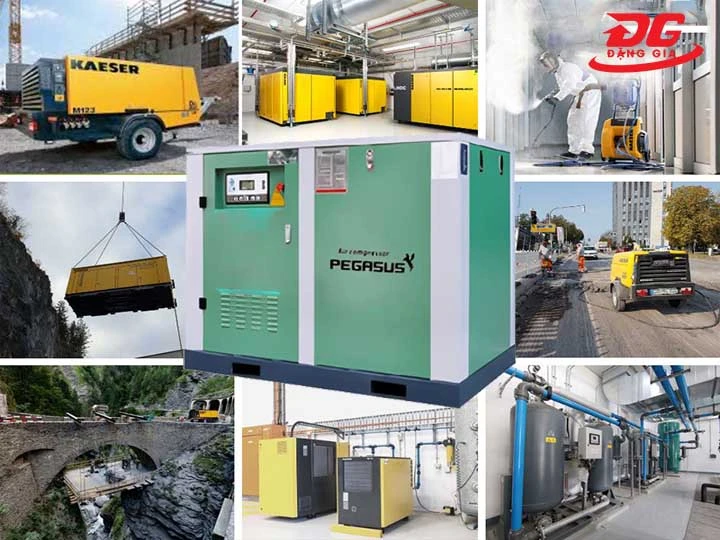 Ứng dụng máy nén khí chính hãng Pegasus