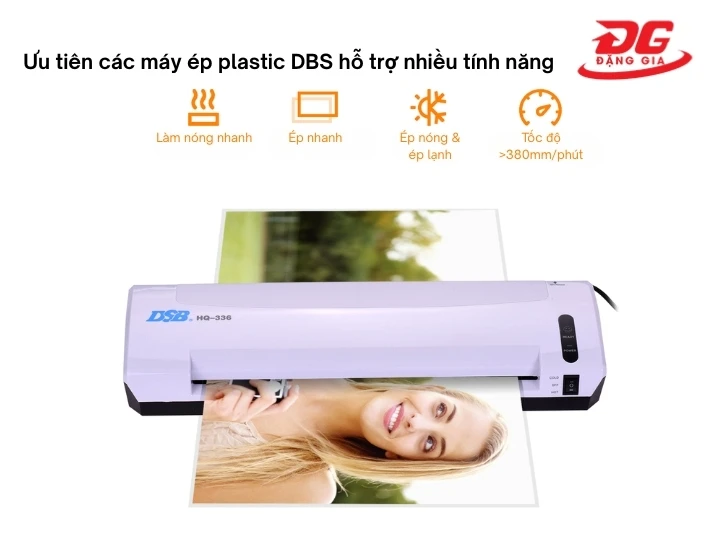 chọn mua máy ép plastic DSB có nhiều tính năng