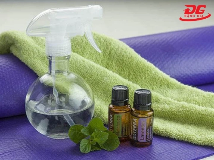 Dùng giấm trắng hoặc tinh dầu để diệt khuẩn