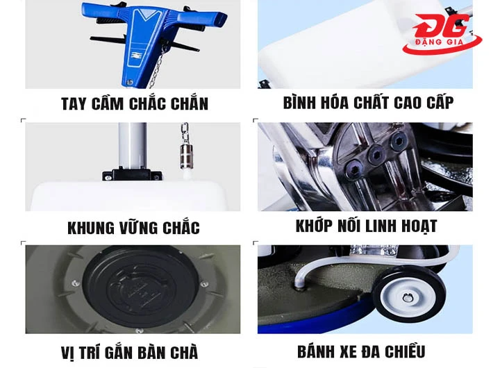 Máy chà sàn Kungfu Clean dễ sử dụng