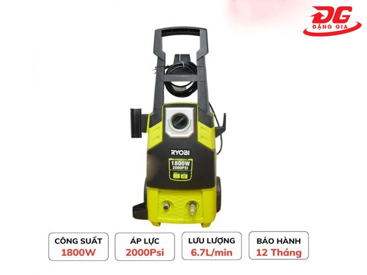 Máy rửa xe cao áp 1800W Ryobi RPW140-G