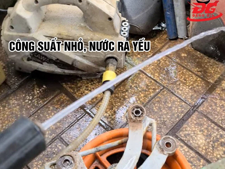 Máy rửa xe Thái Lan bị yếu