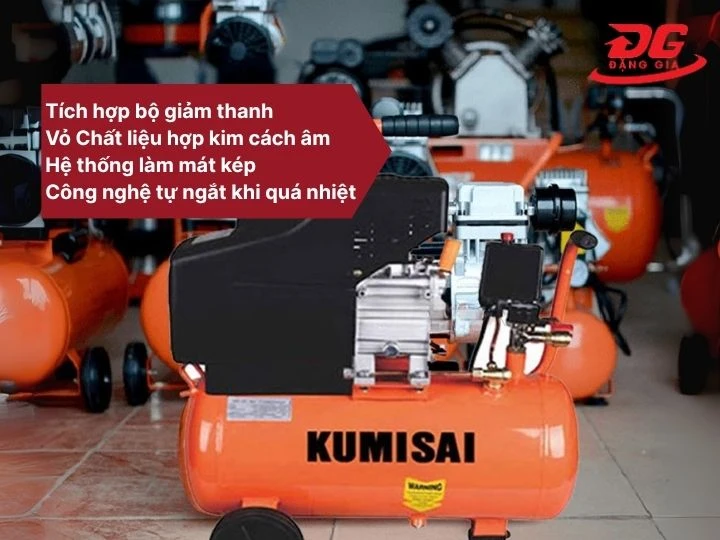 Máy nén khí Kumisai công nghệ hiện đại 