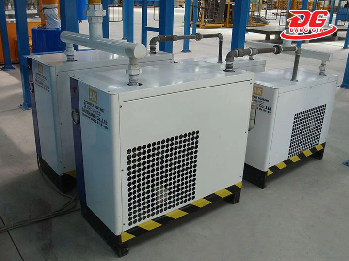 Máy sấy khí hoạt động kém hiệu quả