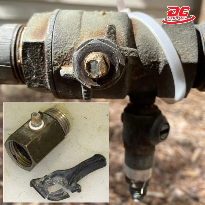 van điều khiển bị hỏng