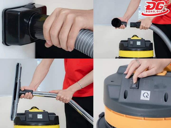 Cách sử dụng máy hút bụi công nghiệp
