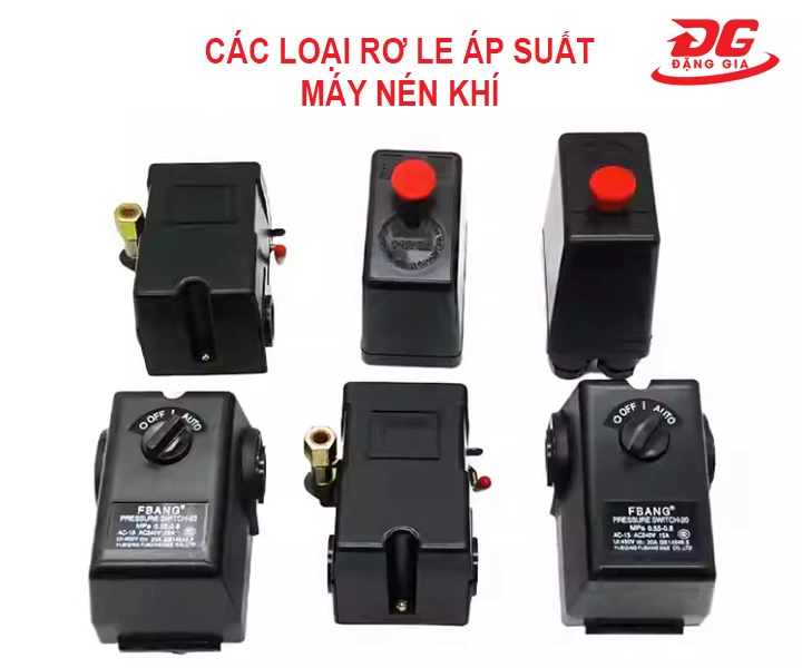 các loại Rơ le áp suất máy nén khí