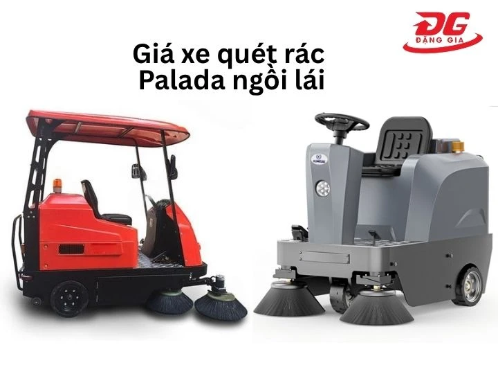 Bảng giá của xe quét rác Palada ngồi lái