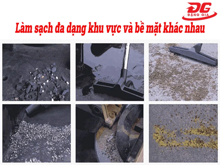 Làm sạch đa dạng khu vực và bề mặt khác nhau
