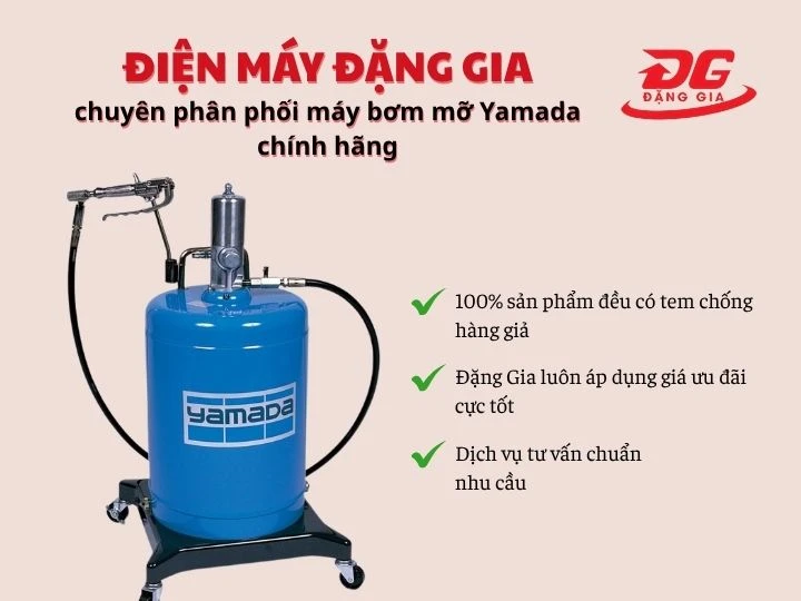 Mua máy bơm mỡ Yamada ở Đặng Gia