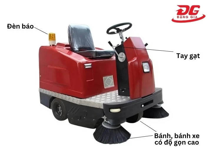 Xe quét rác Palada an toàn tuyệt đối