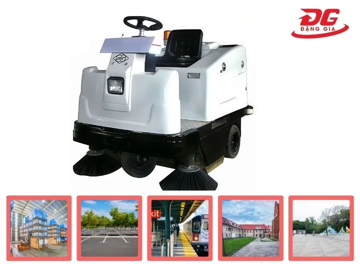 Ứng dụng của xe quét rác công nghiệp Palada