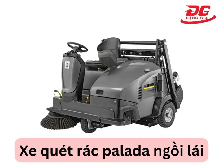 Xe quét rác palada ngồi lái tiện lợi