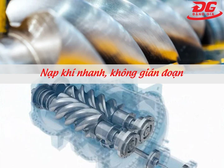 Máy nén khí vận hành bền bỉ