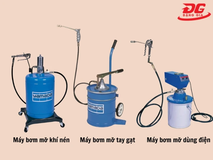 Model máy bơm mỡ Yamada đa dạng