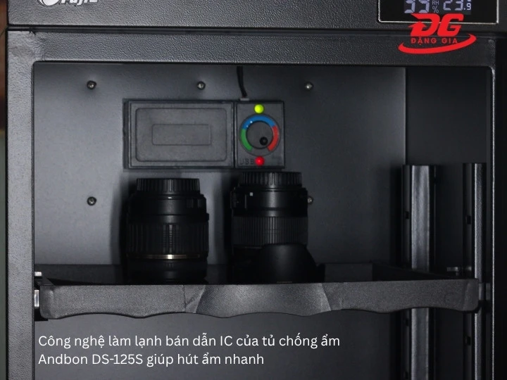 Tủ chống ẩm Andbon DS-125S sử dụng công nghệ mới