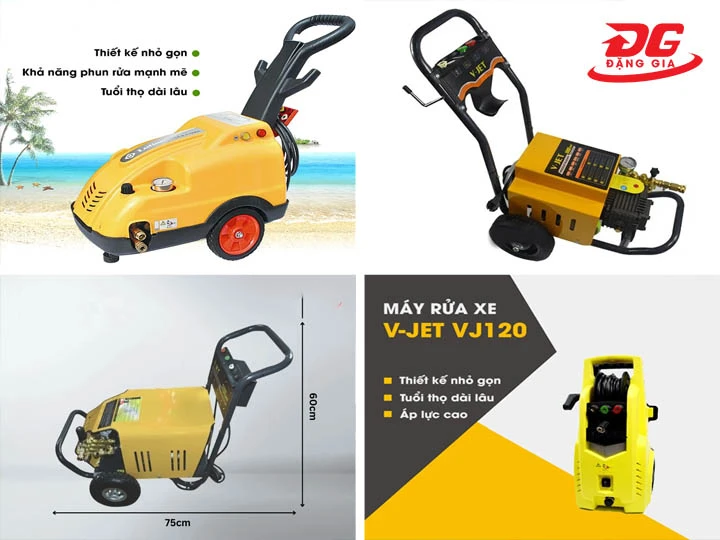 bảng giá máy rửa xe V-Jet