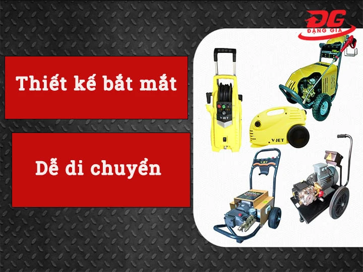 máy rửa xe V-Jet thiết kế đẹp